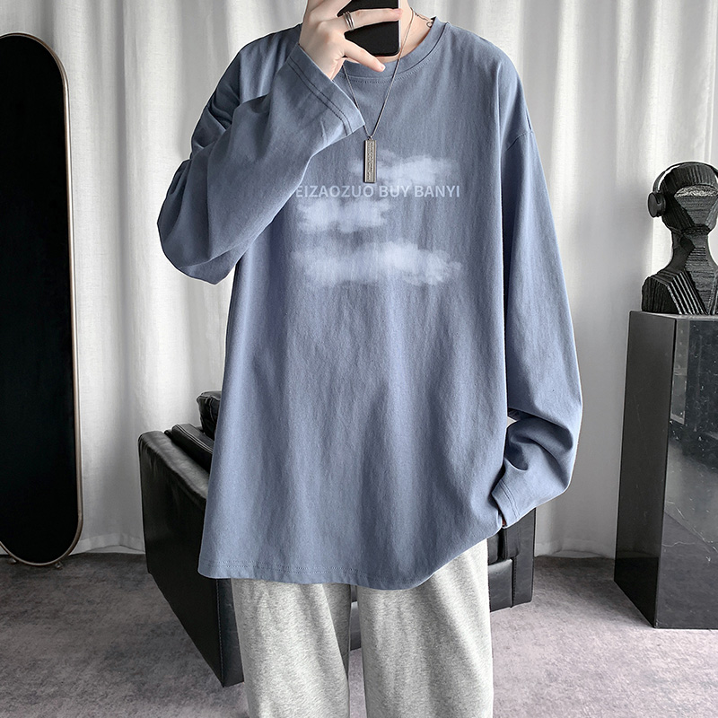 Áo Thun Tay Dài Phong Cách Hàn Quốc Dành Cho Nam (M-5Xl)