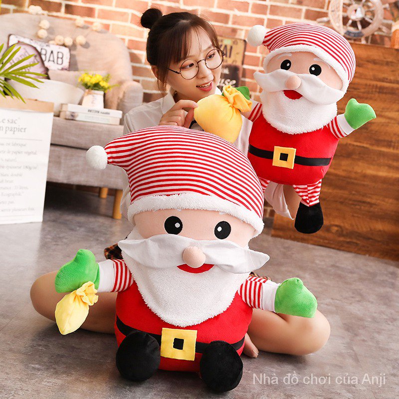 Mô Hình Nhân Vật Ông Già Noel Nhồi Bông Đáng Yêu 15-50cm