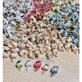 Hoa bột ôm charm đá cực đẹp (100A..G)