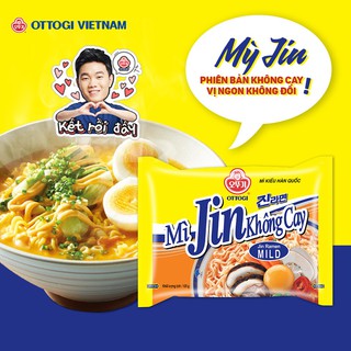 Mì Gói Jin Ramen Ottogi (Không Cay) Gói 120g Đặc sản 3 miền Amaxi M30