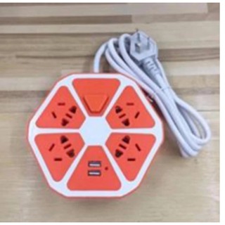 Ổ CẮM HÌNH MÚI CAM CÓ CỔNG USB