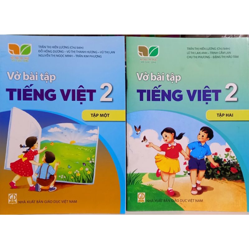 vở bài tập tiếng Việt tập 1 tập 2. kết nối trí thức + bút chì 2b
