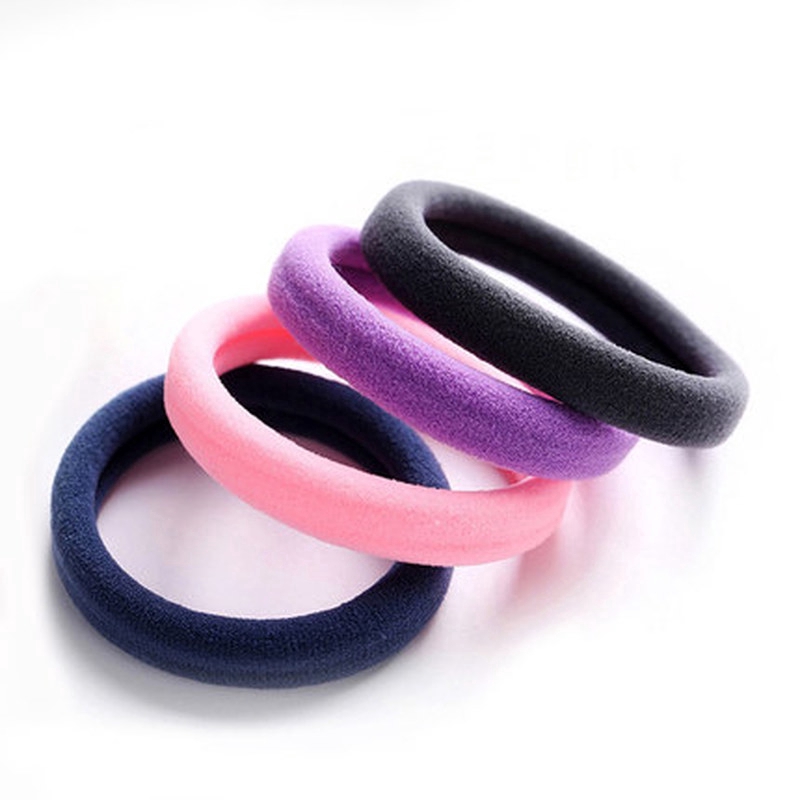 We Flower 10PCs Colorful Hair Tie Rope Scrunchie Korean High Elastic Rubber Band Girls Ponytail Holder