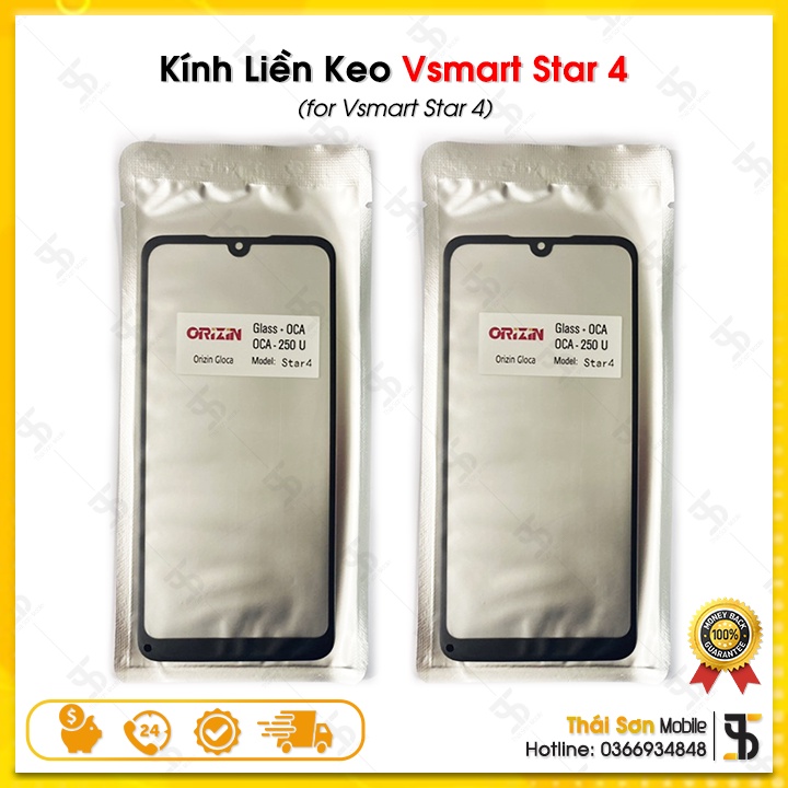 Kính Vsmart Star 4 Liền Keo - Mặt Kính Ép Màn Hình Điện Thoại Vsmart Liền Keo OCA Cao Cấp