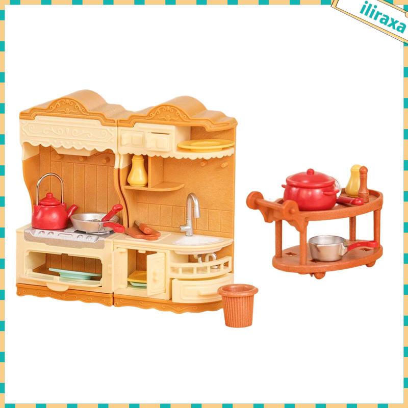 Bộ Đồ Chơi Nhà Bếp Cho Búp Bê 3 Tuổi