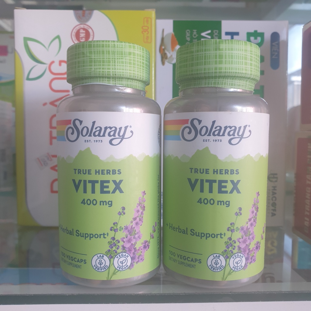 VEGAN - Viên uống Vitex 400 mg điều hòa kinh nguyệt, cân bằng nội tiết tố nữ