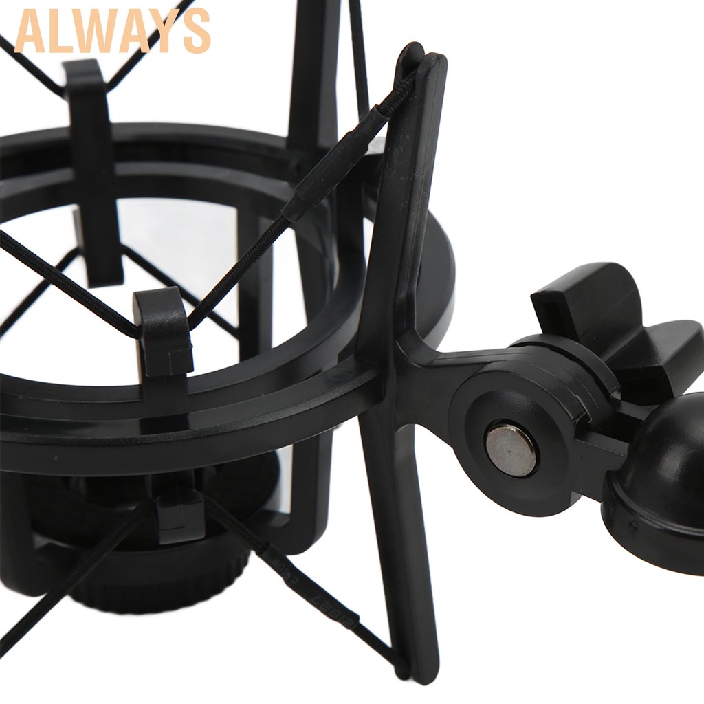 Always Microphone Shock Mount Mic Holder with Filter Anti Vibration Stand Shockmount for Recording
