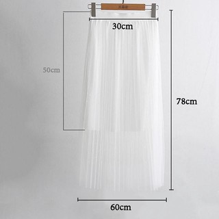 Chân Váy Lưới Tutu chân váy dài nhiều màu Sumio XẢ HÀNG