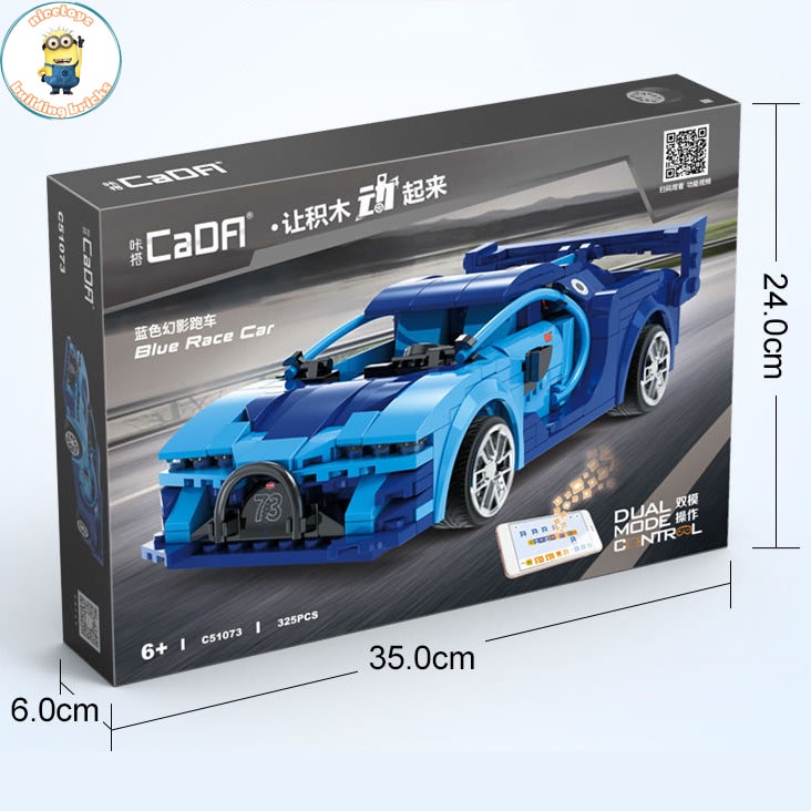 Đồ Chơi Lắp Ráp Kiểu Lego TECHNIC Siêu Xe Điều Khiển Từ Xa RC(2 chế độ) C51073 , C51074 , C51075 Với 300+ Mảnh Ghép