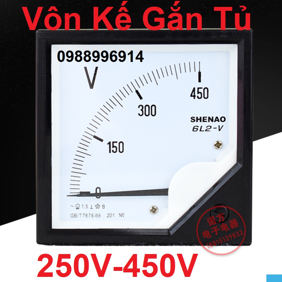 VÔN KẾ GẮN TỦ ĐIỆN