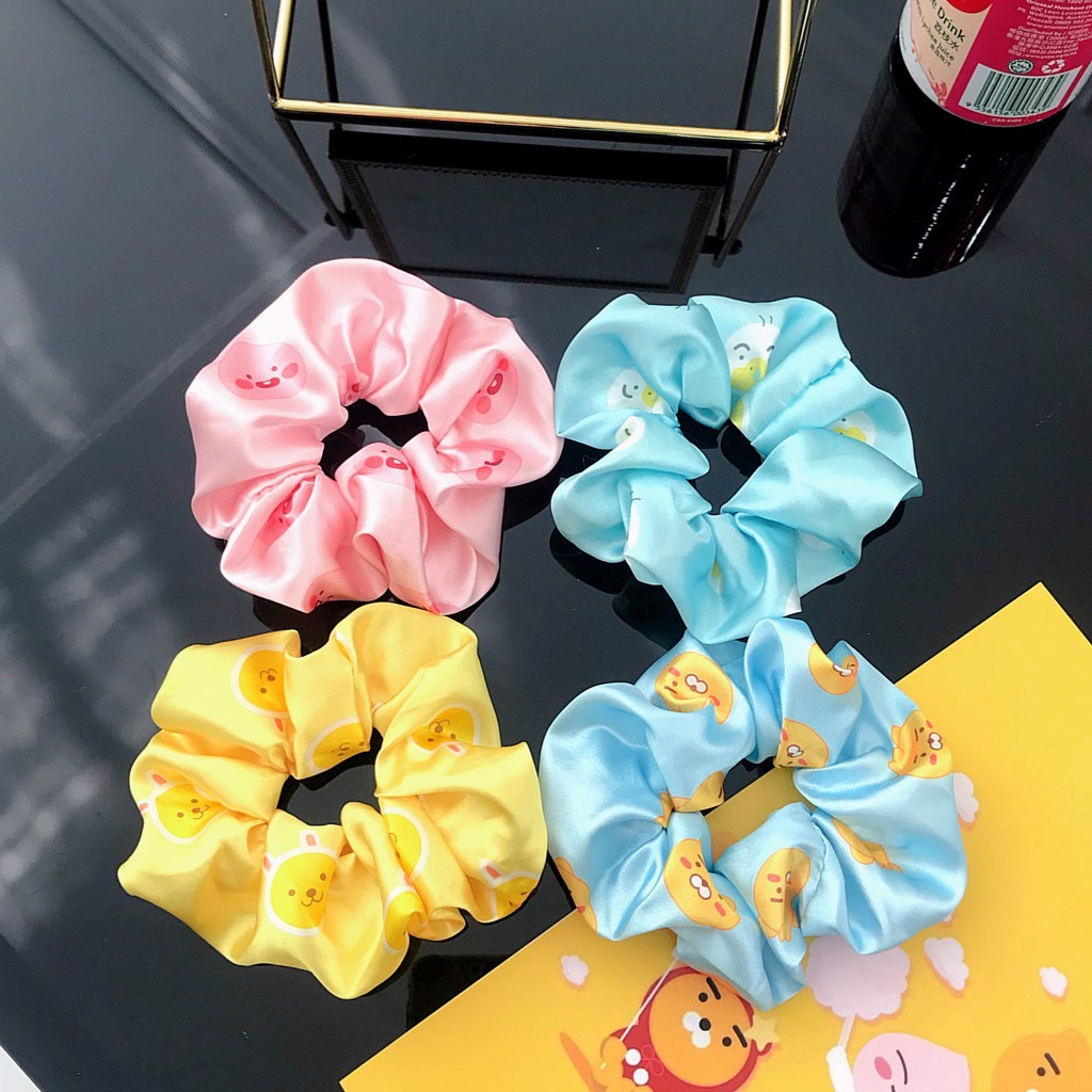 Scrunchies Kakao Talk cột tóc hình Apeach Ryan Tube Muzi buột tóc