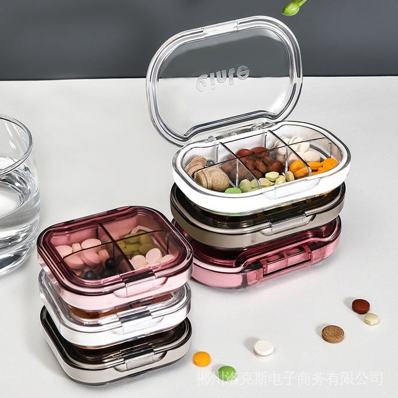 Hộp Đựng Thuốc mini Sức Chứa Lớn Một Tuần Mang Đi Du Lịch Tiện Lợi cxb czlks. my6.9