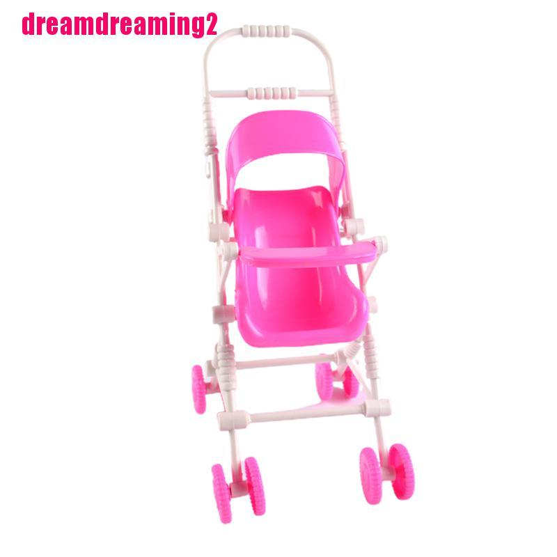 Mô Hình Xe Đẩy Em Bé Trang Trí Nhà Búp Bê