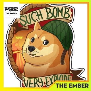 Áo CSGO Doge sticker cute 100% cotton dáng oversize