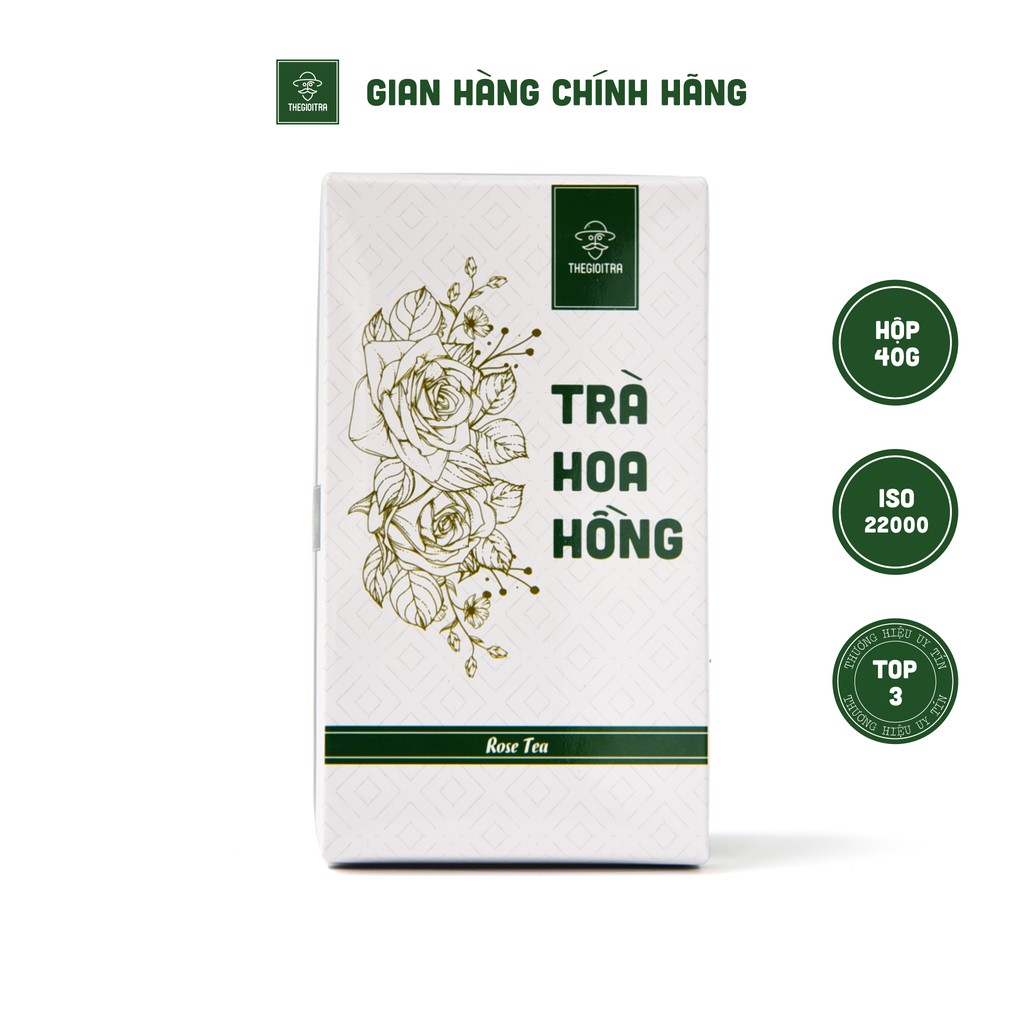 Trà Hoa Hồng THEGIOITRA- THẾ GIỚI TRÀ được sấy lạnh tại Việt Nam theo công nghệ hiện đại