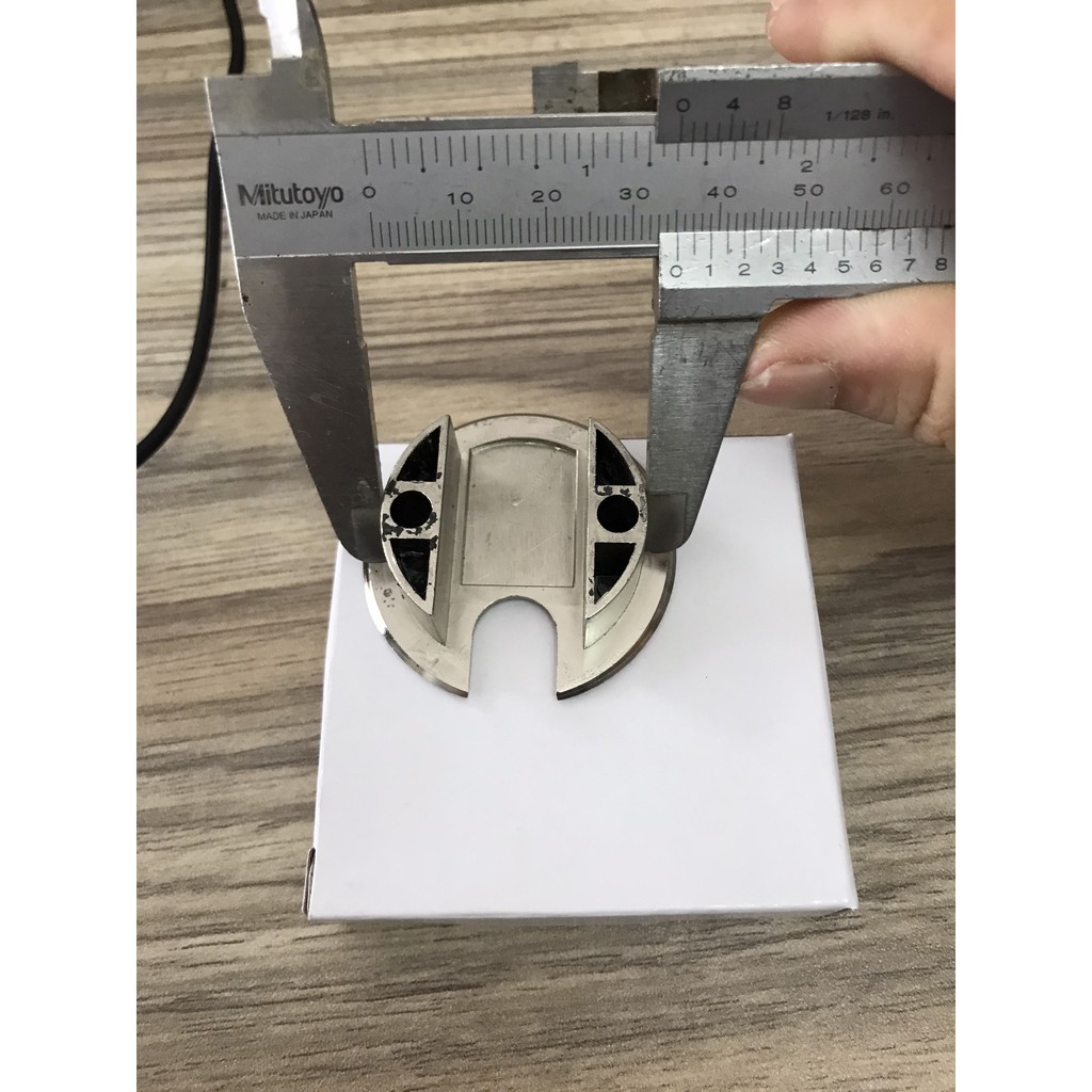 NẮP  LUỒN DÂY ĐIỆN CROM BÓNG 35MM | BigBuy360 - bigbuy360.vn