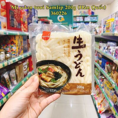 Mỳ tươi udon Samlip Hàn Quốc làm mỳ tương đen 200gr/ gói giá rẻ | BigBuy360 - bigbuy360.vn