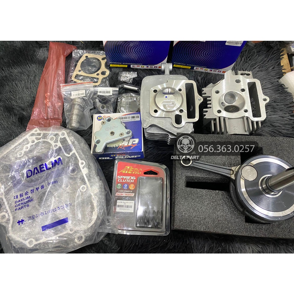 COMBO 54 56 cho xe 1 NỒI CUP 67 / Kymco 50cc / SYM 50cc  ELEGANT ...