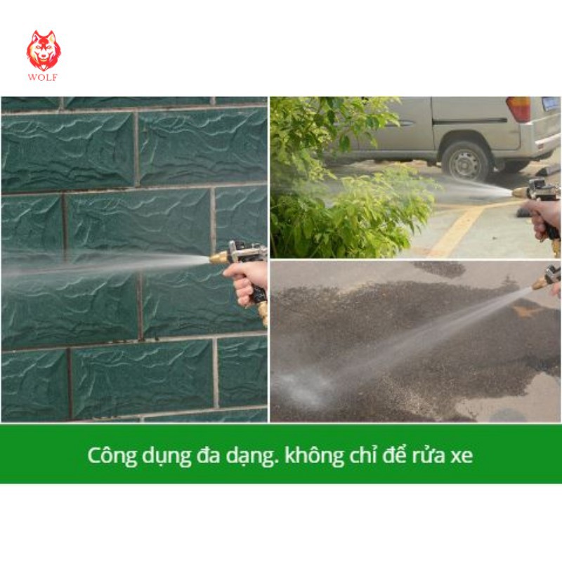 Vòi xịt tăng áp tưới cây, rửa xe, dọn dẹp nhà cửa đầy đủ công năng cho gia đình bạn 206400 [SKM]