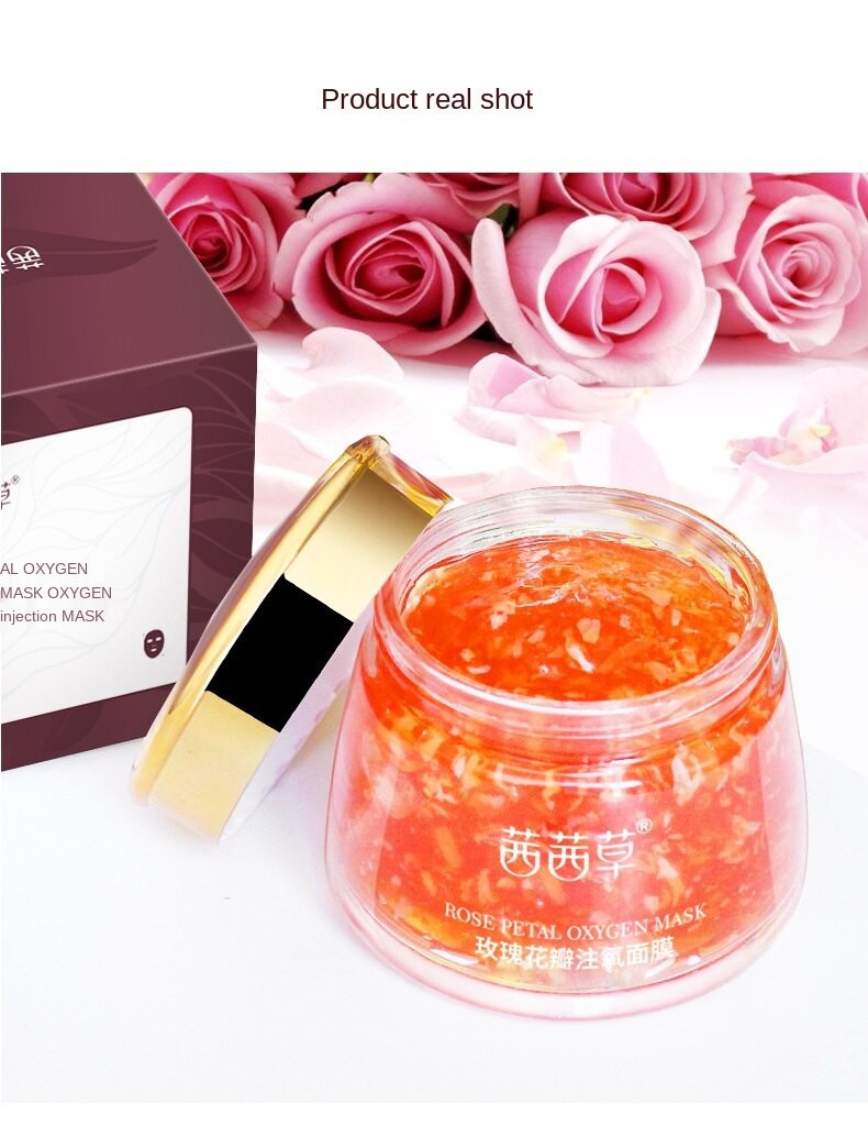 Whitening and Hydrating Rose Petals Essence Sleep Mask MặT Nạ DưỡNg Da