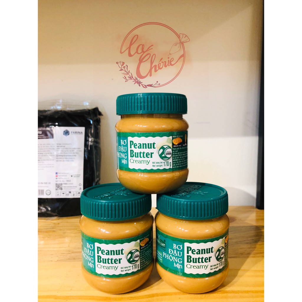 Bơ đậu phộng mịn Peanut Butter Creamy Golden Farm 170gr-510gr