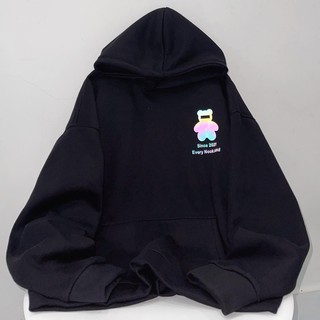 Áo Hoodie tay dài có nón hình gấu phản quang