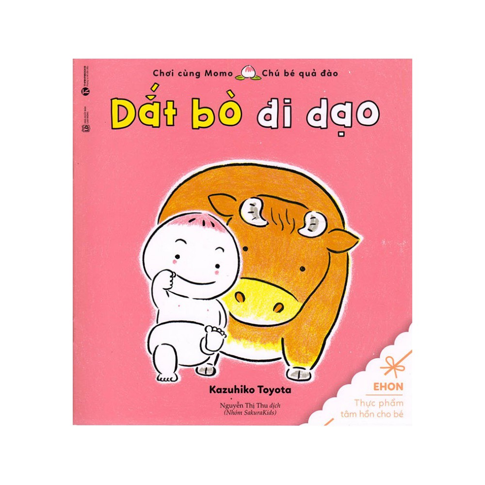 Sách - Ehon - Momo Dắt bò đi dạo