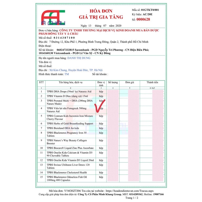 Cỏ lợi sữa FenuGreek 610mg UK