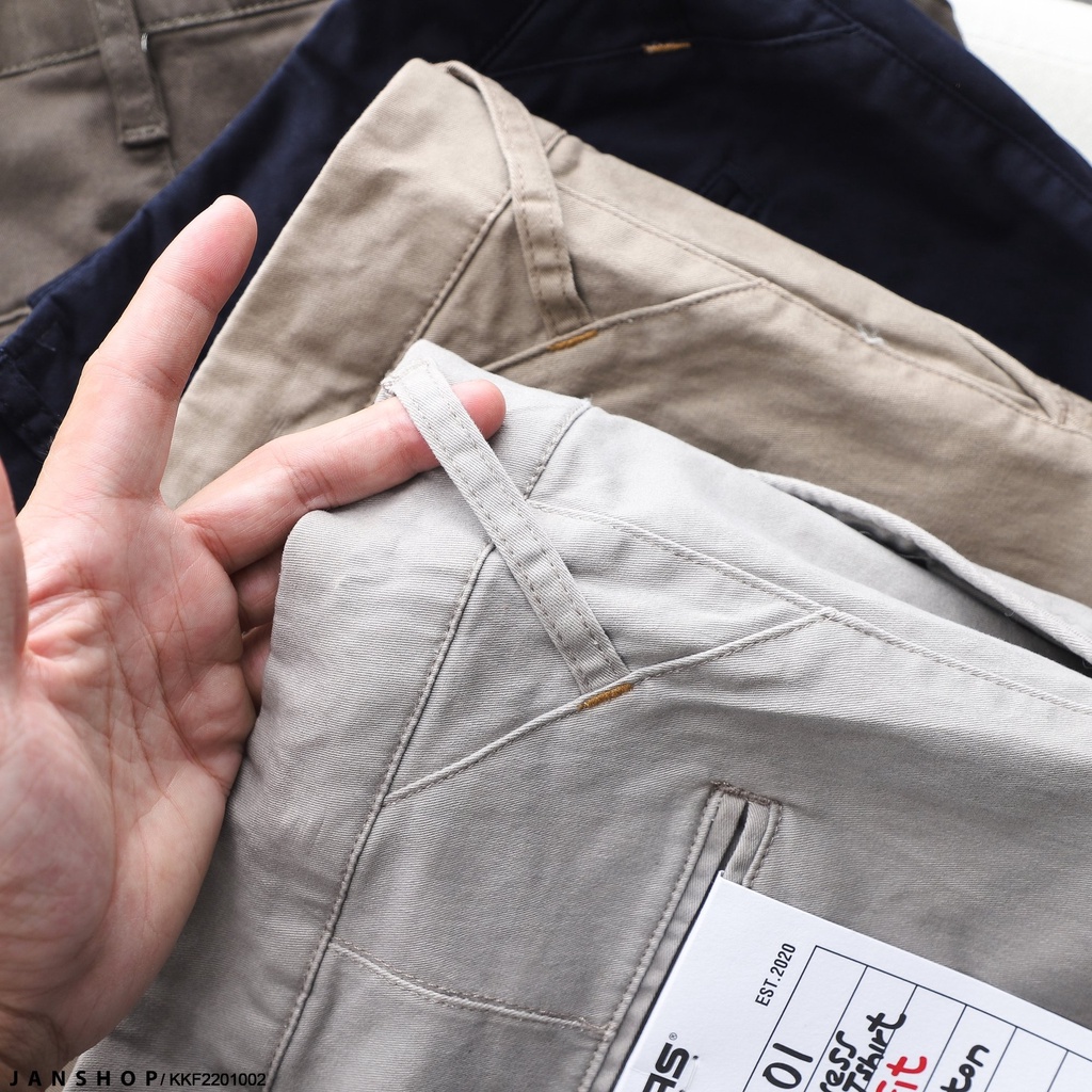 Quần Dài Kaki Trơn Đơn Giản Nhưng Thanh Lịch Với Form Dáng Slimfit