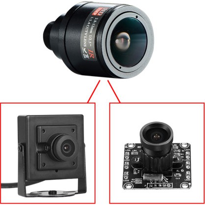 Ống Kính Hd Cctv 3.0mp M12 2.8-12mm Varical Cctv Ir Hd Lens thay thế cho camera