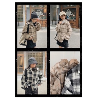 Áo sơ mi dạ kẻ sa395 1994closet