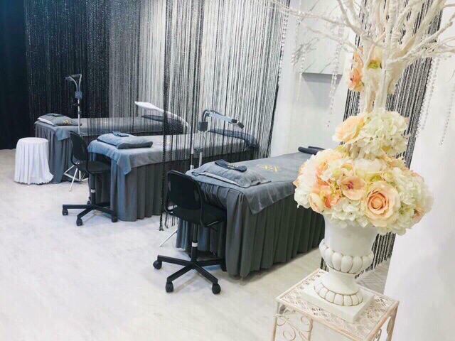 Ga giường (tặng vỏ gối+ ruột gối): shop chuyên máy ga phủ giường spa, giường phun xăm, nối mi chất thun có giãn | BigBuy360 - bigbuy360.vn