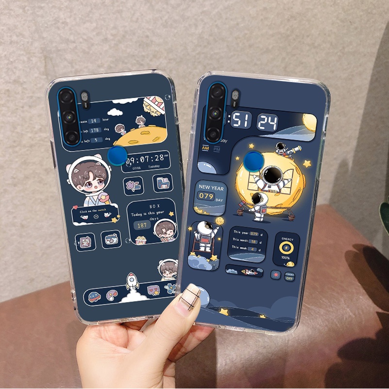 Ốp lưng Vsmart Active 1 / Active 1 Plus / Active 1+ / Active 3 phi hành gia hoạt hình 3D cute giá rẻ