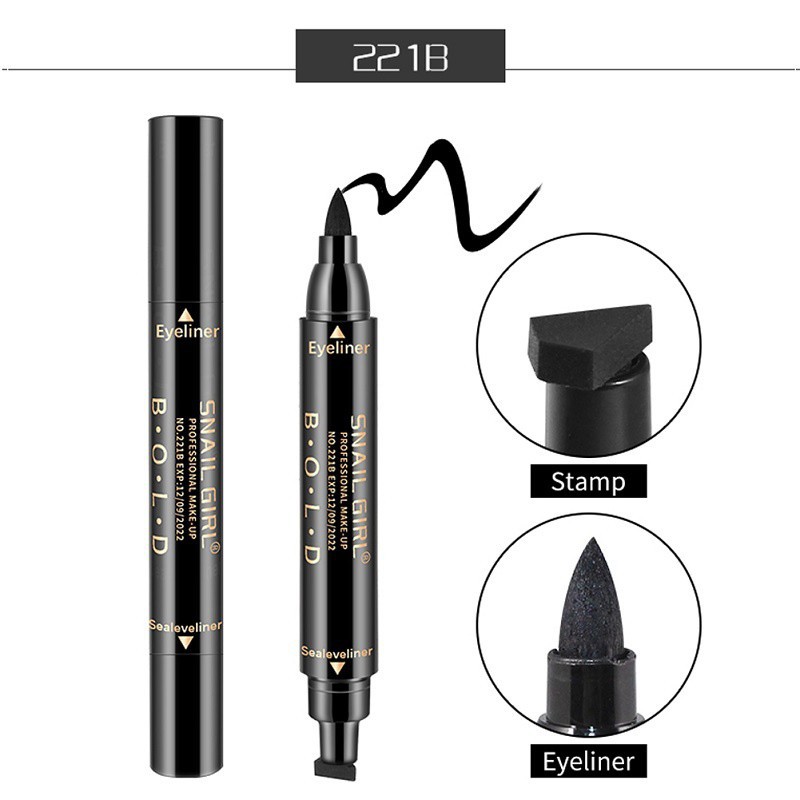 Bút kẻ mắt nước chống thấm lâu trôi với thiết kế hai đầu tiện dụng | BigBuy360 - bigbuy360.vn