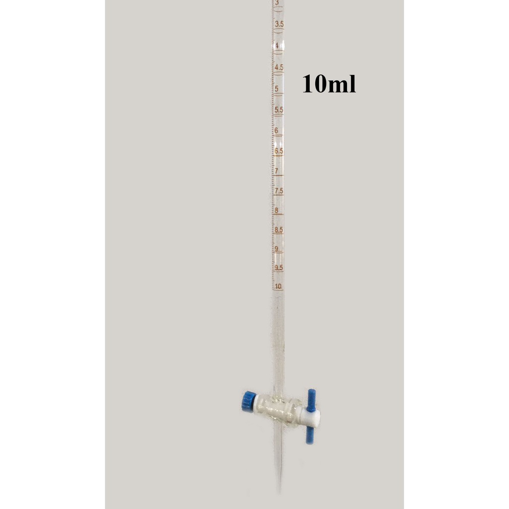BURET THỦY TINH, buret 10ml, 25ml, 50ml  - DỤNG CỤ THÍ NGHIỆM, HÓA CHẤT