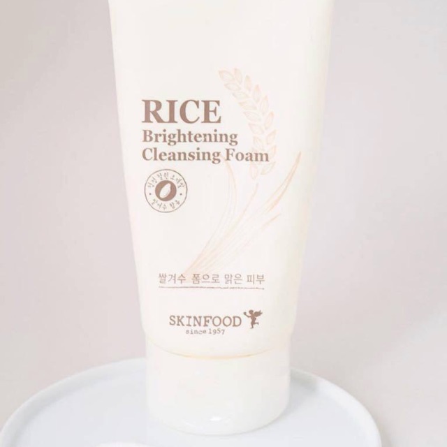 💋 Sữa rửa mặt gạo SKINFOOD Rice Cleansing Foam