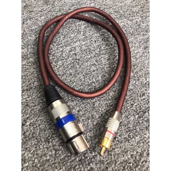 Dây Chuyển Canon Ra AV Cắm Vang Với Amply - Dây Jack Canon ra Hoa Sen Sịn - Giá 1 Sợi