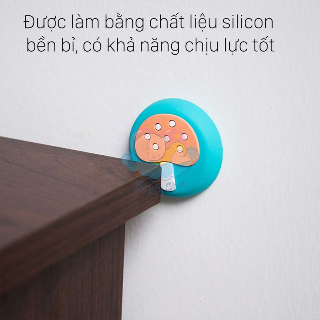 Đệm đỡ cửa chống tiếng ồn, chống va đập chất liệu silicon nhiều hình ngộ nghĩnh