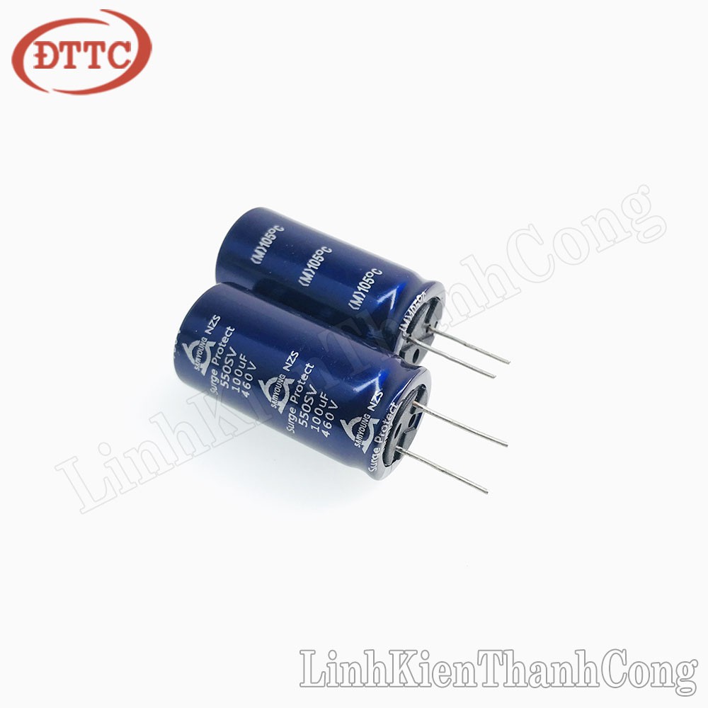 Tụ SAMYOUNG 100uF 460V (18x35mm) SURGE PROTECT