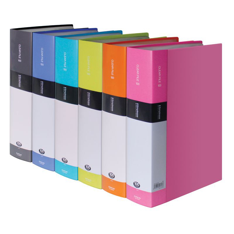 Bìa lá A4 (Clear File) KingJim 136-100 GSV 100 lá