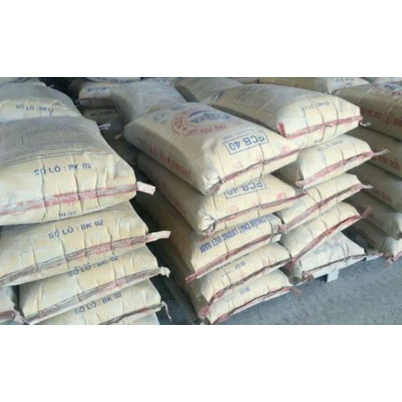 2.2kg xi măng đen và 1.2kg xi măng trắng