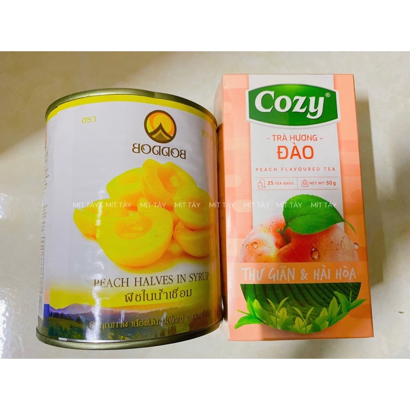 Set Nguyên Liệu Pha Chế Trà Đào Trà Vải 50-60ly