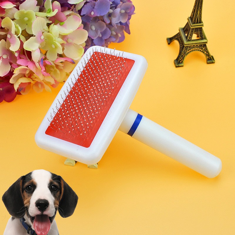 Lược Chải Lông Chó Mèo Cầm Tay Dễ Sử Dụng, Không Gây Trầy Xước Da