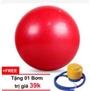 Bóng tập yoga trơn 75cm, 85cm