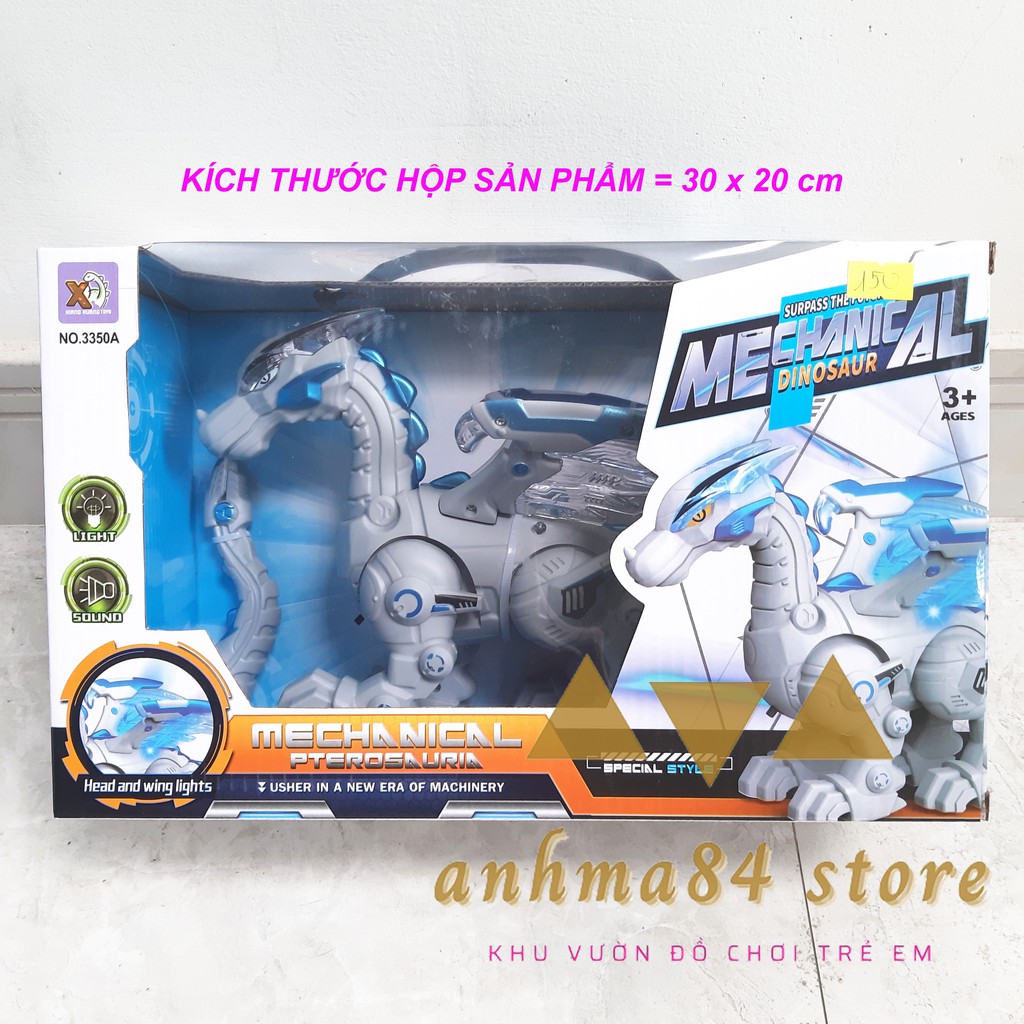 Đồ chơi RỒNG VỖ CÁNH CHẠY PIN - Khủng Long vỗ cánh chạy pin - khủng long robot chạy pin - anhma84 store