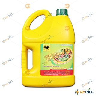 Phân bón npk sinh học đầu trâu poly humate đa năng can 5 lít - b3.1025