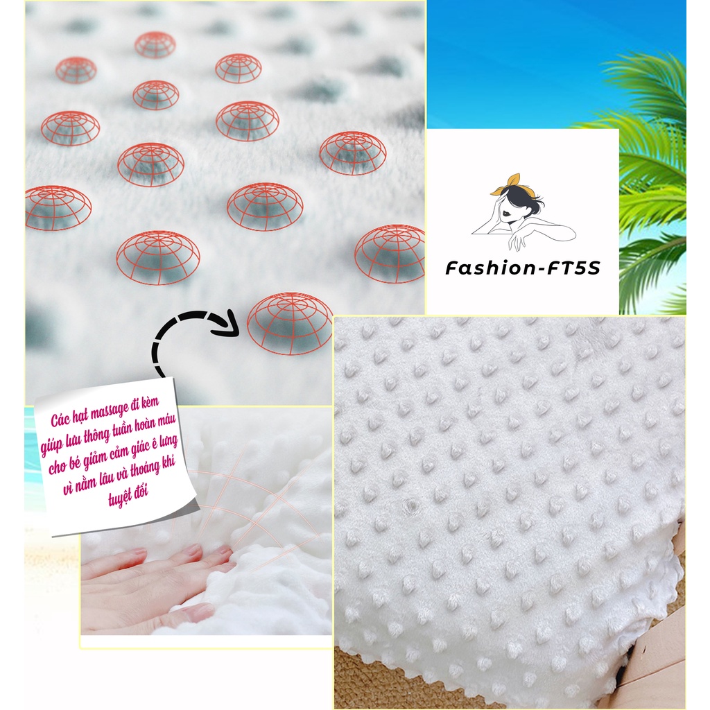 Chăn Hạt Đậu 2 lớp in hình theo yêu cầu cho bé - Chăn cao cấp - Chăn Mùa Đông - Chăn đắp Điều Hòa