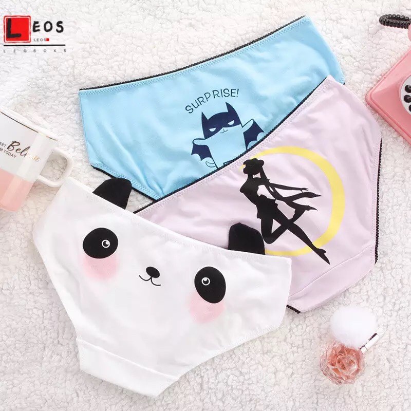 Quần lót cotton CAO CẤP cute HÌNH THÚ , Quần lót nữ cao cấp siêu cute hoạt hình 2021