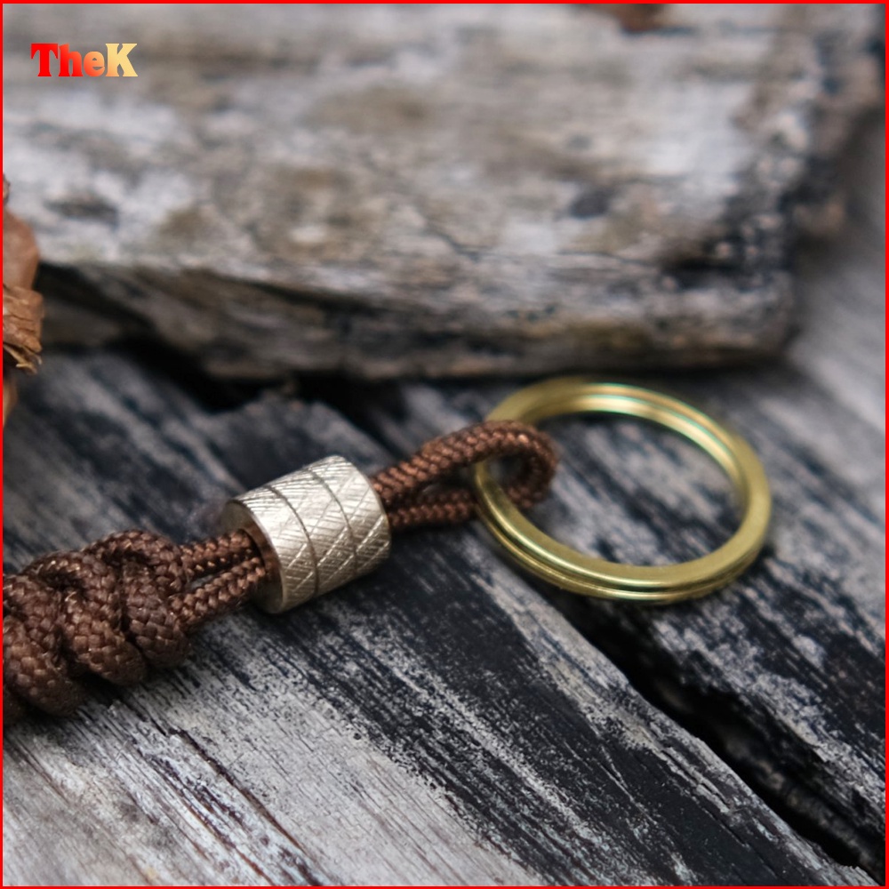 Móc khóa dù Bead đồng thau dùng để móc chìa khóa nhà,xe,trang trí ô đi mưa bền bỉ sang trọng - K.MA Rise