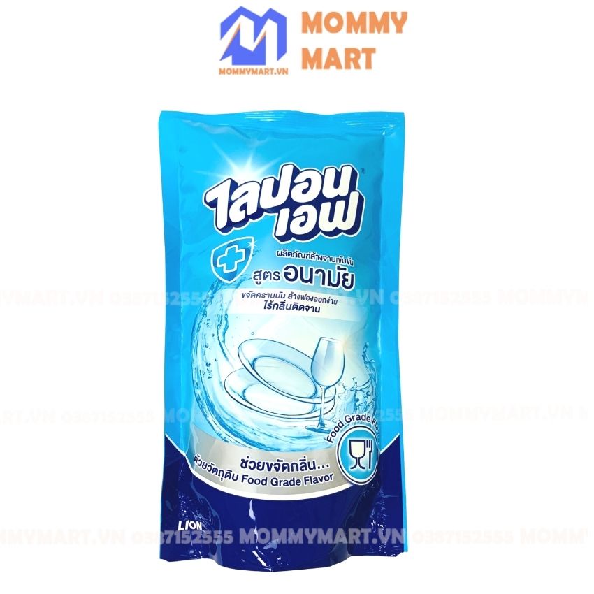 [Mẫu Mới] Nước Rửa Bát Thái Lan Lipon 550Ml Không Mùi An Toàn Cho Da Tay, Nước Rửa Chén Thái Lan Chính Hãng Mommymart